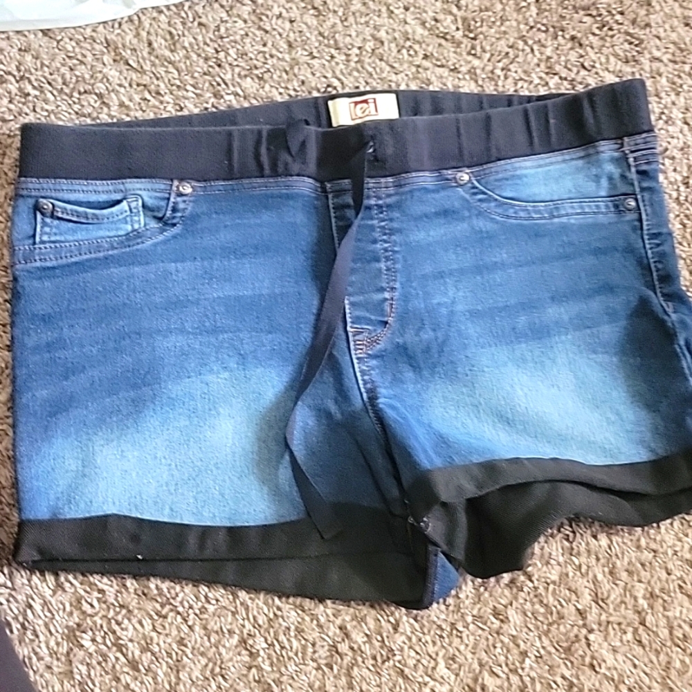 Denim shorts